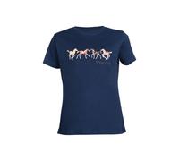 T-shirt en coton fille HKM Pony Club Bleu 7/8 ans