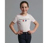 T-shirt en coton fille Premier Equine Chiaro Rouge 7/8 ans