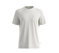 T-shirt en coton mÃ©langÃ© avec poche poitrine et patch logo s.Oliver Beige 3XL
