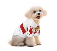 T-shirt en coton pour chien et chat - Drapeau de l'Irlande du Nord - Gilet d'été respirant pour petits chiens, débardeur doux pour chiot - Vêtement léger pour animaux de compagnie - Taille M