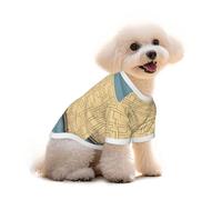 T-shirt en coton pour chien et chat - « Enter the Maze of Thinking » - Gilet d'été respirant pour petits chiens, débardeur doux pour chiot, vêtements légers pour animaux de compagnie, taille S