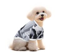 T-shirt en coton pour chien et chat - Statue inuit - Gilet d'été respirant pour petits chiens, débardeur doux pour chiot, vêtement léger pour animaux de compagnie, taille M