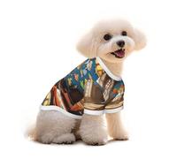 T-shirt en coton pour chien et chat - Style conte de fées - Gilet d'été respirant pour petits chiens - Débardeur doux pour chiot - Vêtement léger pour animaux de compagnie - Taille