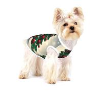 T-shirt en coton pour chien, imprimé arbre, gilet doux et respirant sans manches, vêtements pour grand chiot et chat