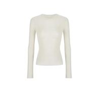 T-shirt en coton pour femme, décontracté, à manches longues, sexy, élastique, basique, D, S