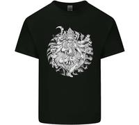 T-shirt en coton pour homme avec déesse Shiva Hindou Dieu hindouisme religion, Noir , XXL