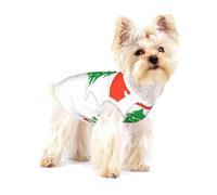 T-shirt en coton sans manches pour chien et chat avec motif carte du Liban
