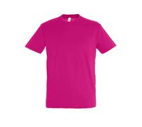 T-Shirt En Coton Sols Regent Uni Col Rond Homme Mixte S à 4XL