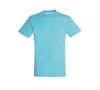 T-Shirt En Coton Sols Regent Uni Col Rond Homme Mixte S à 4XL