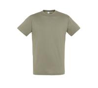 T-Shirt En Coton Sols Regent Uni Col Rond Homme Mixte S à 4XL