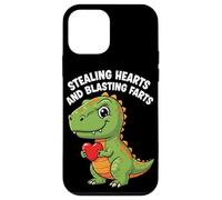 T-Shirt en Forme de Dinosaure Amusant pour Tout-Petits Stealing Hearts Blasting Pets Coque pour iPhone 12 Mini