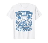 T-shirt en forme de tortue Save Sea Life Protect Our Ocean Surf Beach Nature T-Shirt