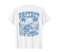 T-shirt en forme de tortue Save Sea Life Protect Our Ocean Surf Beach Nature T-Shirt