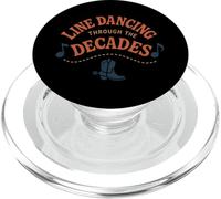T-Shirt en Jean rétro Western Rodeo Cowboycore Bull Rider Dusty PopSockets PopGrip pour MagSafe