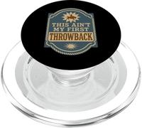 T-Shirt en Jean rétro Western Rodeo Cowboycore Bull Rider Dusty PopSockets PopGrip pour MagSafe