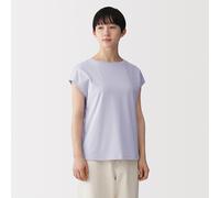 T-shirt en jersey à manches cap pour femme Vert Cendré S