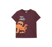 T-shirt en jersey coupe droite avec imprimÃ© Foam enfant s.Oliver Rouge 6/7 ans