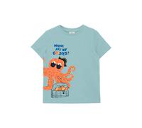 T-shirt en jersey coupe droite avec imprimÃ© Foam enfant s.Oliver Turquoise 140