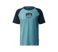 T-shirt en jersey de coton avec imprimÃ© devant et manches raglan s.Oliver Turquoise XL