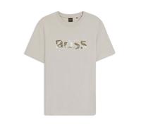 T-shirt en jersey de coton avec logo imprimé Te Insignia BOSS gris clair XL