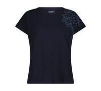 T-shirt en jersey de coton stretch femme CMP Bleu XS