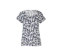 T-shirt en jersey flammé femme Tom Tailor Bleu M