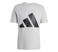 Adidas – T-shirt Essentials Big Logo – manches courtes – gris/noir – L