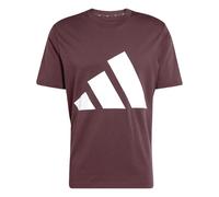 T-shirt en jersey simple adidas Essentials Big Logo Marron M