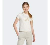 T-shirt en jersey simple avec grand logo animal pour fille adidas Beige 7-8A
