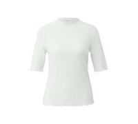 T-shirt en jersey structurÃ© avec col montant femme s.Oliver Blanc 44