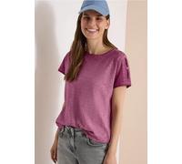 T-shirt en jersey teint en pièce effet délavé