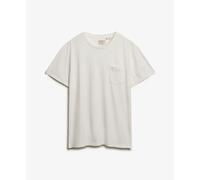 Superdry Cotton Classic Linen Pocket Short Sleeve T-shirt Blanc XL Homme