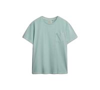T-shirt en lin avec poche Superdry Classic Bleu L