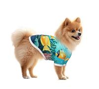 T-shirt en maille pour petits animaux sous-marins - Léger et respirant, séchage rapide extensible pour petits chiens