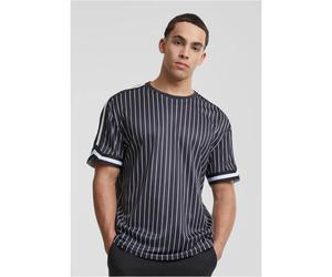 T-shirt en maille rayÃ©e oversize Urban Classics Noir M