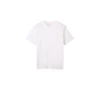 T-shirt en piquÃ© extensible Tom Tailor Blanc L