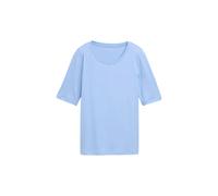 T-shirt encolure bateau femme Tom Tailor Bleu M