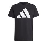 Adidas T-shirt unisexe Essentials Big Logo – Noir/Blanc – 13-14 ans (Taille 164)
