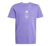 Adidas F50 Graphic Short Sleeve T-shirt Violet 7-8 Years Enfants