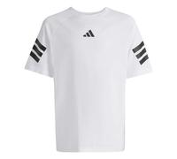 adidas - Kid's Future Icons 3 Stripes T-Shirt - T-shirt - 176 - white / black