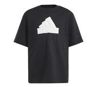 Adidas T-shirt enfant Future Icons Logo Piqué Noir 9/10 ans Unisexe