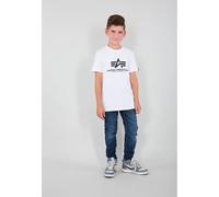 T-shirt enfant Alpha Industries Basic Blanc 8 ans