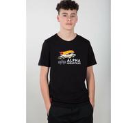T-shirt enfant Alpha Industries Rodger Dodger Noir 12 ans