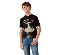 T-shirt enfant Ariat Cowboy Way Up Noir S