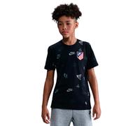 T-shirt enfant Atlético Madrid Crest AOP 2025/26 Noir 8/10 ans Unisex