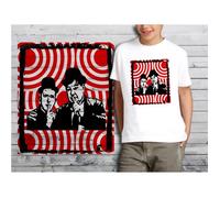 T-shirt enfant blanc taille 10-12 ans - Collection Pop Art 01 Laurel et Hardy 10-12 ans