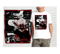 T-shirt enfant blanc taille 8-10 ans - Collection Manga Tokyo Ghoul 338 8-10 ans