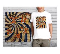 T-shirt enfant blanc taille 8-10 ans - Collection Vintage Cartoons 09 Hong Kong Foo Foo 8-10 ans