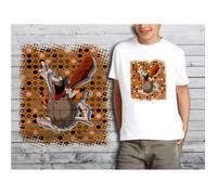 T-shirt enfant blanc taille 8-10 ans - Collection Vintage Cartoons 11 - Captain Caverne 8-10 ans