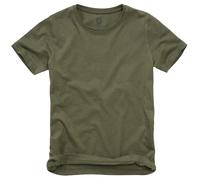 Brandit T-shirt enfant Coton respirant manches courtes Olive Taille 170-176 cm